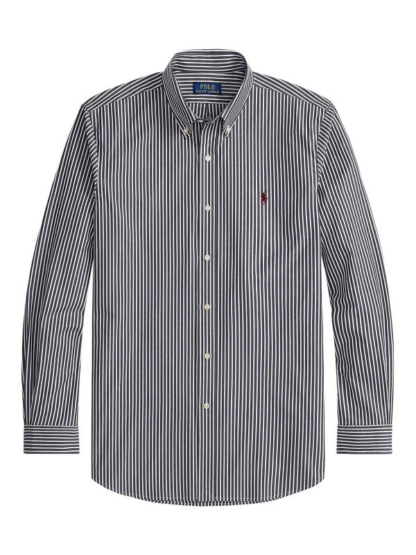 POLO RALPH LAUREN: クルーネック - クルーネック - ブルー