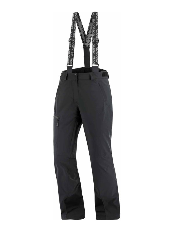 SALOMON: Pantalones casual - Pantalón Casual - Negro