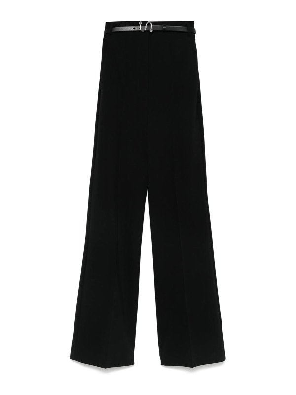 SPORTMAX: カジュアルトラウザー - カジュアルパンツ - 黒