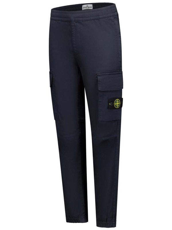 Stone Island Junior: カジュアルトラウザー online - カジュアルパンツ - ダークブルー
