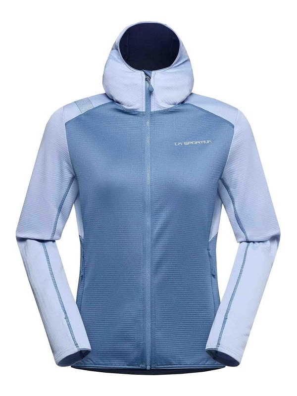 LA SPORTIVA: Strickpullover mit Rundhalsausschnitt - Rundhalspullover - Blau