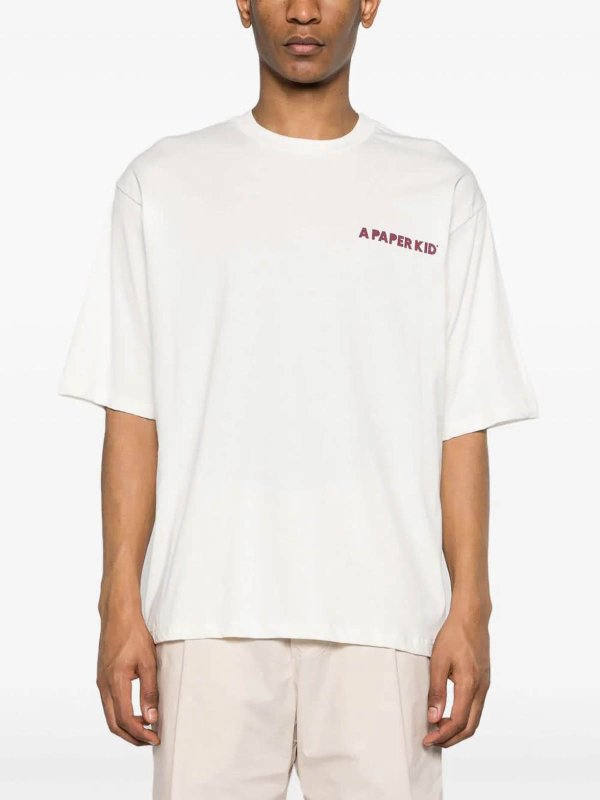 The Best Shops A PAPER KID: T-shirts - T-Shirt - Crème