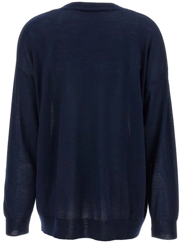 P.A.R.O.S.H.: クルーネック online - クルーネック - ブルー