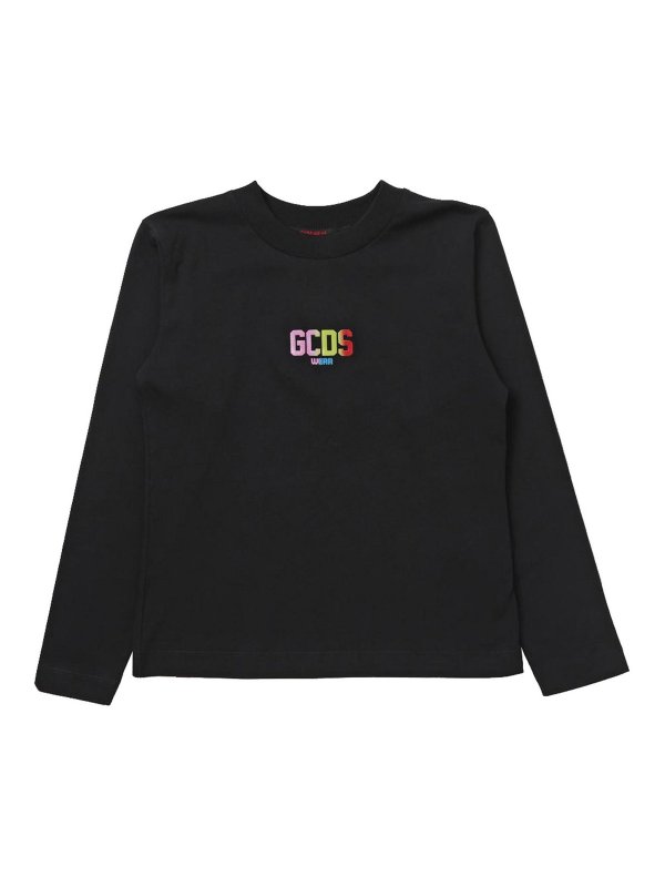 GCDS: Camisetas - Camiseta - Negro
