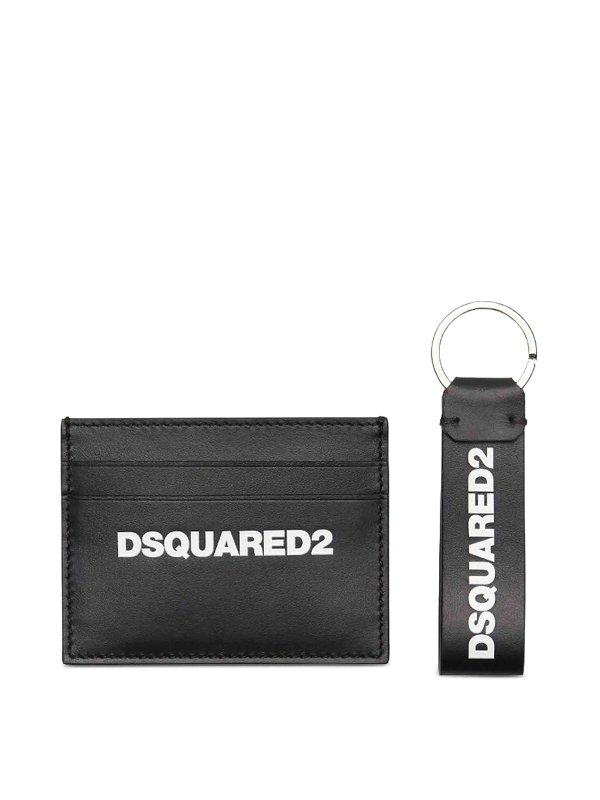 DSQUARED2: wallets & purses - Gift Box Cc Holder Key Ring