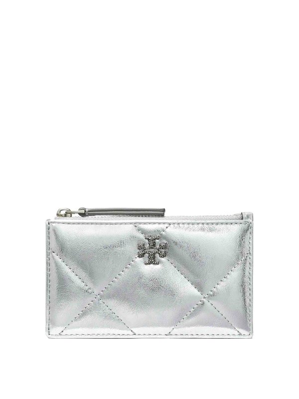 TORY BURCH: Portefeuilles - Portefeuilles - Argent