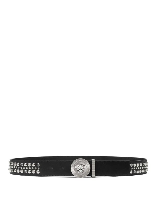 VERSACE: Cinturones - Cinturón - Negro