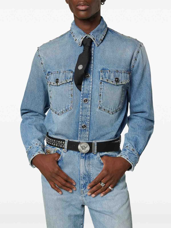 The Best Shops VERSACE: Cinturones - Cinturón - Negro