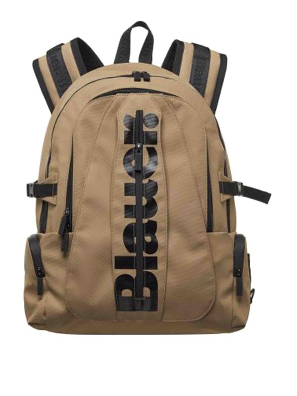 BLAUER: backpacks - Coated Backpack