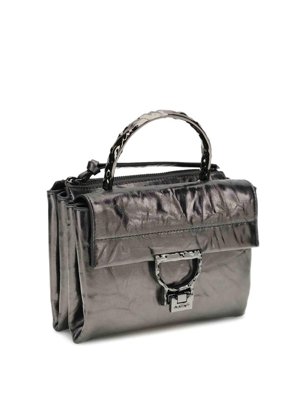 COCCINELLE: Bolsos Shopping - Bolso Shopping - Plata