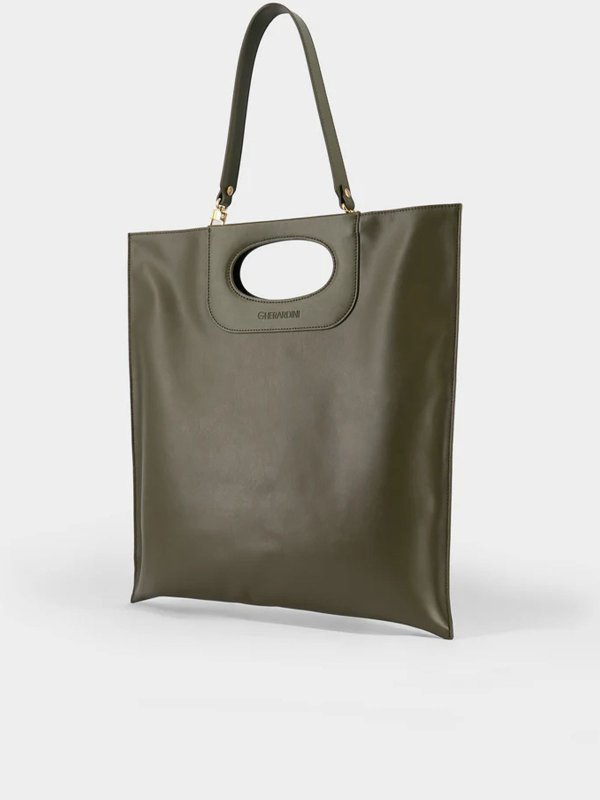 The Best Shops GHERARDINI: Handtaschen - Shopper - Grün