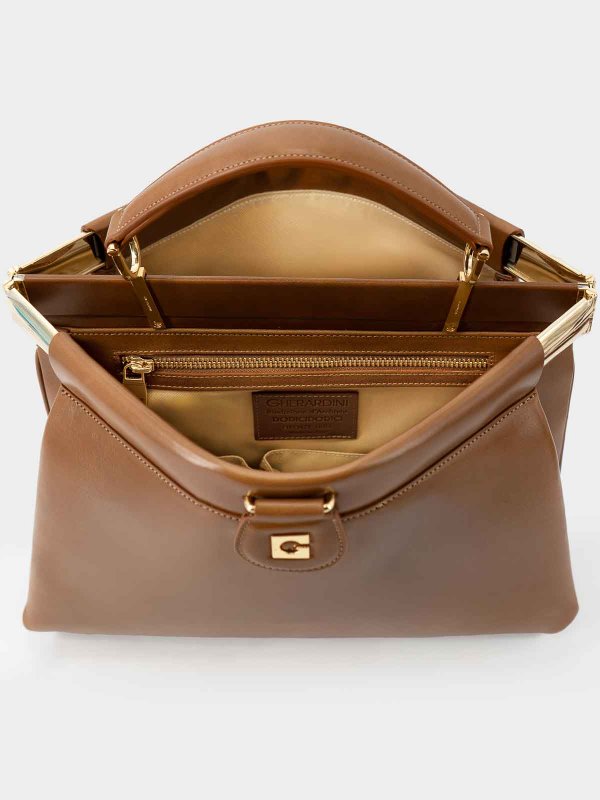 The Best Shops GHERARDINI: Sacs à main - Sac Cabas - Marron