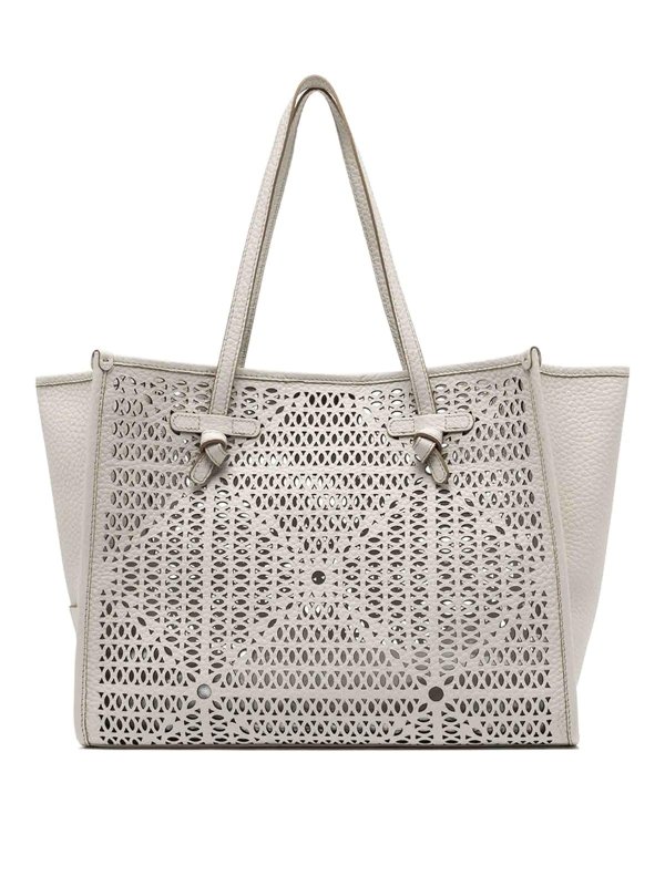 GIANNI CHIARINI: ショルダーバッグ - ショルダーバッグ - ライトベージュ