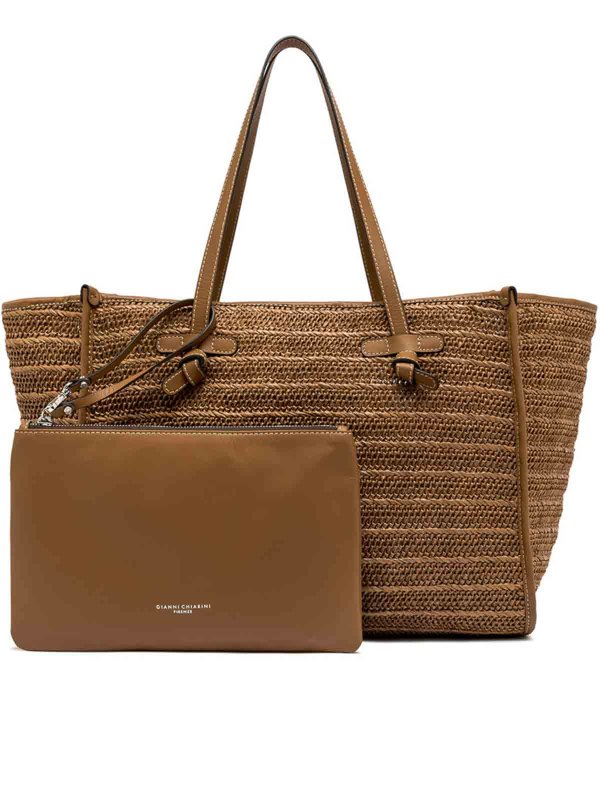 GIANNI CHIARINI buy online Shopper - Camel