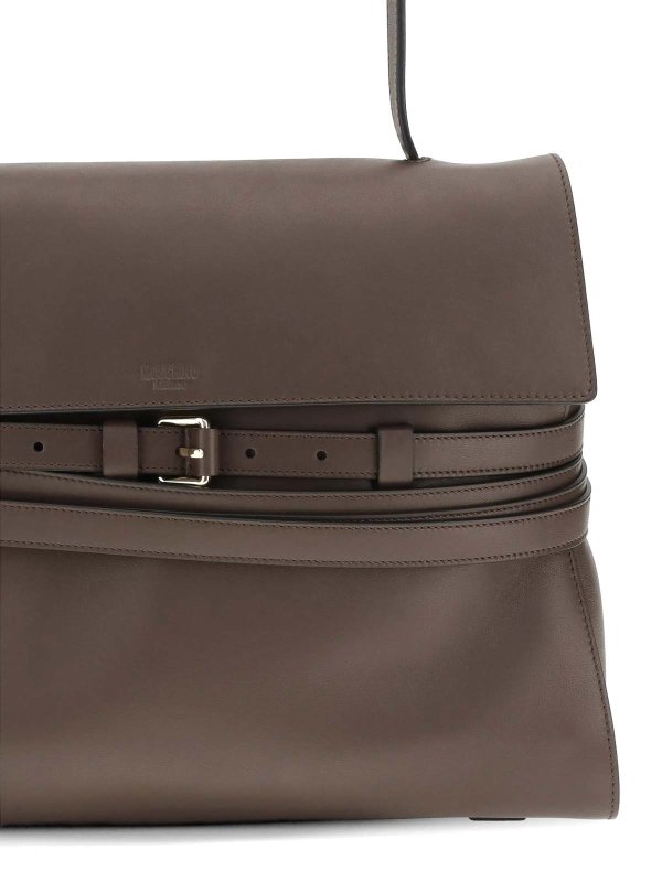 トートバッグ - ダークブラウン shop online: MOSCHINO