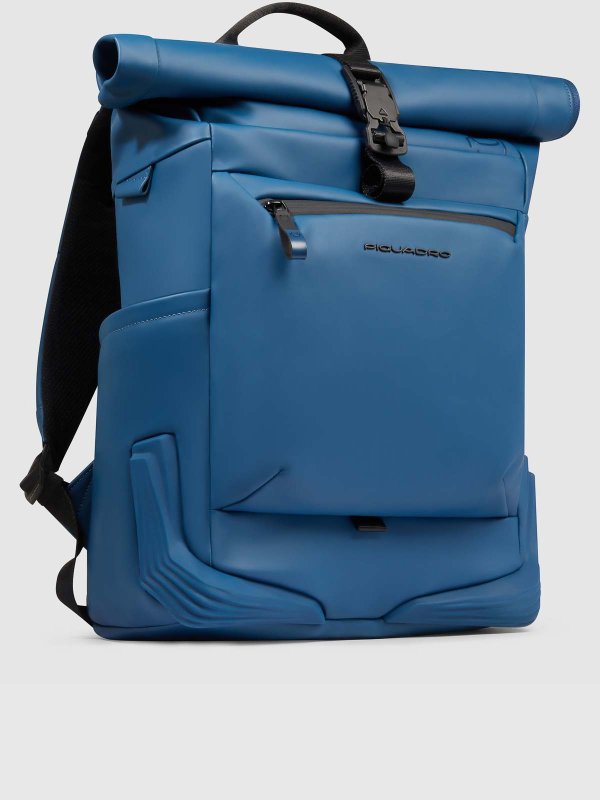 PIQUADRO: backpacks online - Roll-Top Fabric Backpack