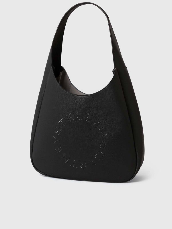 STELLA McCARTNEY: shoulder bags online - Large Hobo Bag Eco Embossed Grainy