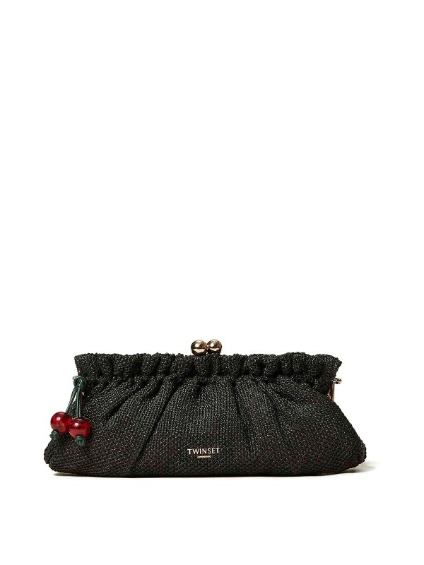 TWINSET: Sacs portés épaule  - Sac Porté Épaule - Noir