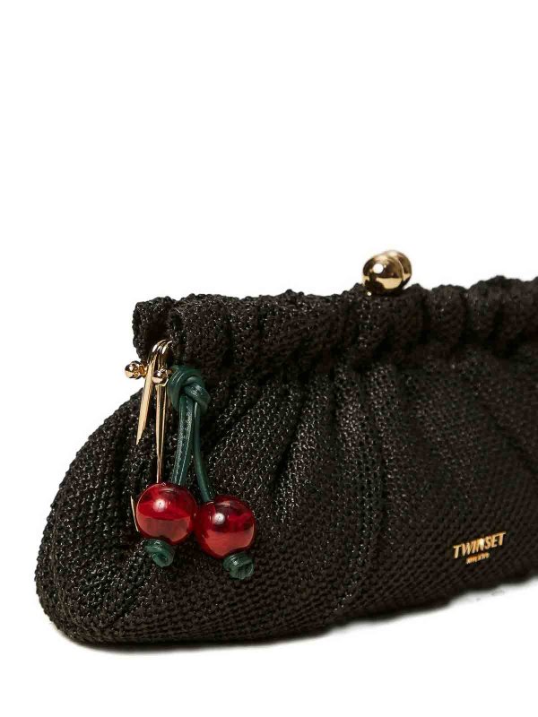 TWINSET: Sacs portés épaule  online - Sac Porté Épaule - Noir