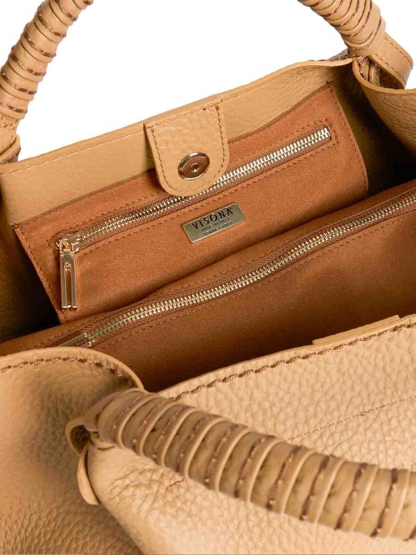 The Best Shops VISONA: Sacs à main - Sac Cabas - Beige