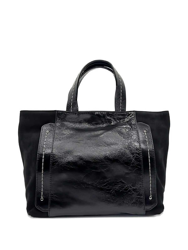 VISONA: totes bags online - Pathent leather bag