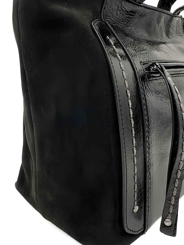 Pathent leather bag shop online: VISONA