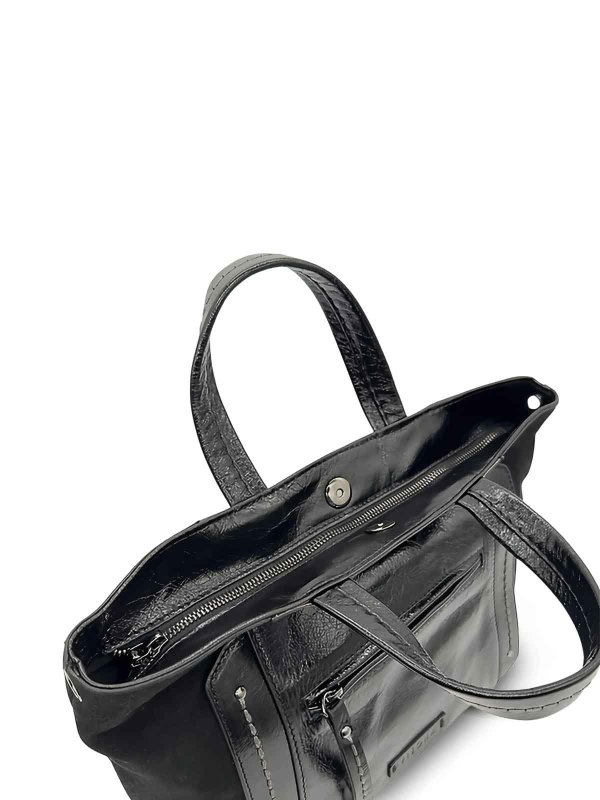 VISONA buy online Pathent leather bag