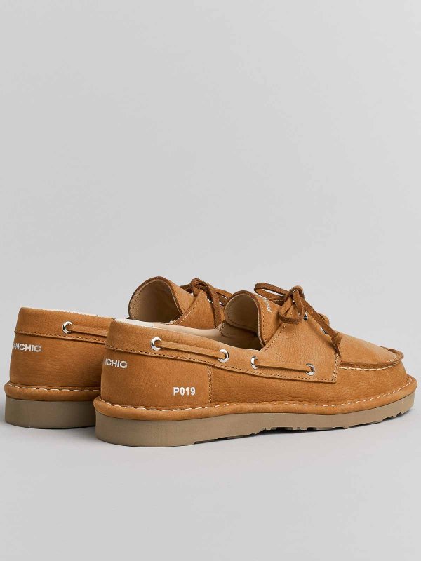 The Best Shops PANCHIC: レースアップシューズ - 編み上げ靴 - ブラウン