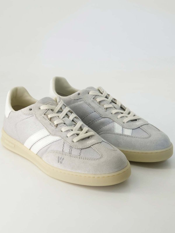 WOOLRICH: Chaussures de sport online - Baskets - Argent