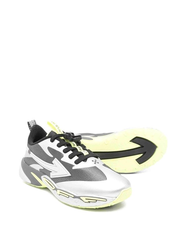 OFF-WHITE: Chaussures de sport online - Baskets - Gris