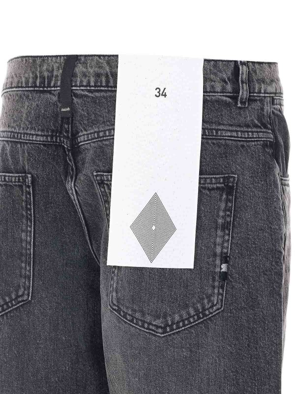 The Best Shops AMISH: ストレートジーンズ - ストレートジーンズ - 黒