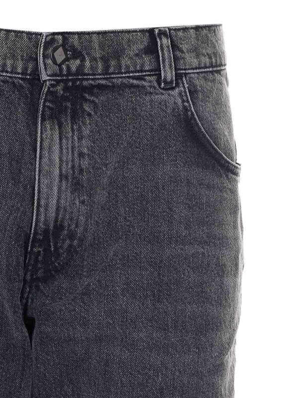 ストレートジーンズ - 黒 shop online: AMISH