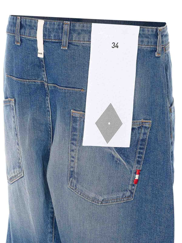 The Best Shops AMISH: Straight Leg Jeans - Straight Leg Jeans - Blau