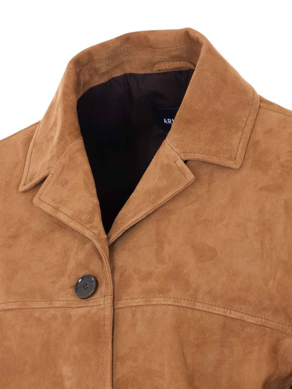 The Best Shops ARMA: レザージャケット - レザージャケット - ブラウン