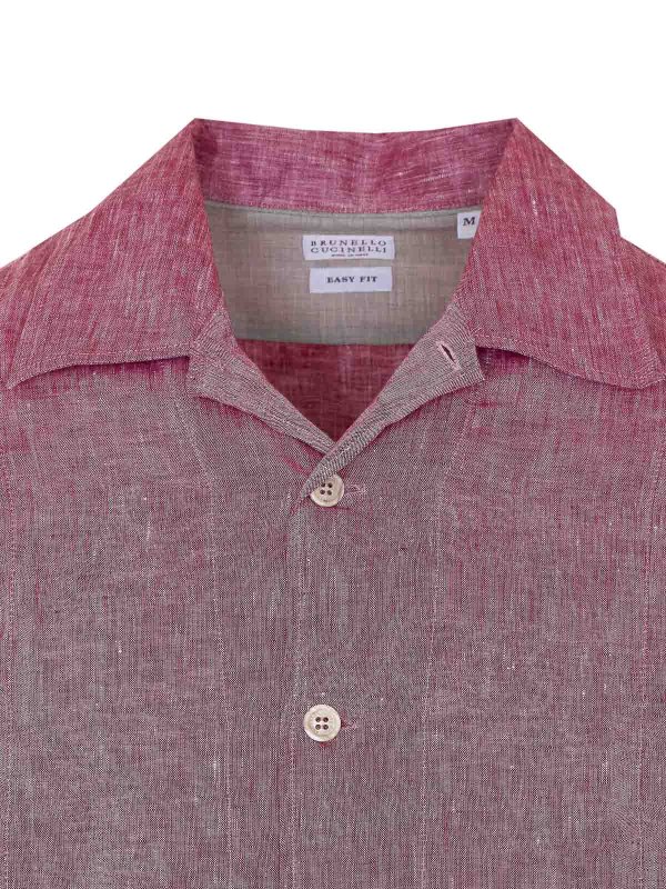 シャツ - 赤 Replica 
online: BRUNELLO CUCINELLI