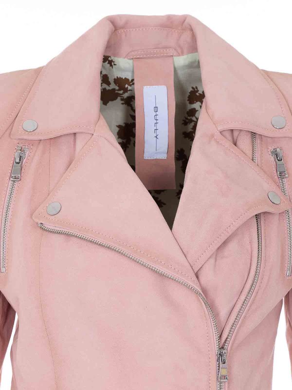 Pink Suede Jacket shop online: Bully