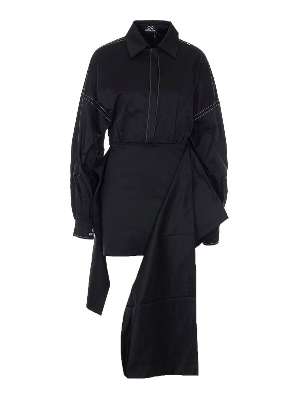 CATALINA: abiti al ginocchio - Vestito  nero