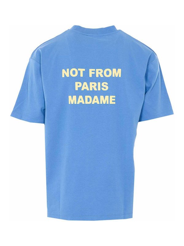 DRÔLE DE MONSIEUR: Tシャツ online - Tシャツ - ブルー