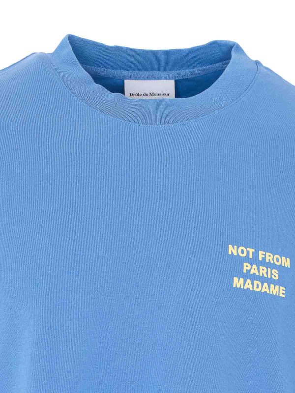 Tシャツ - ブルー Replica 
online: DRÔLE DE MONSIEUR