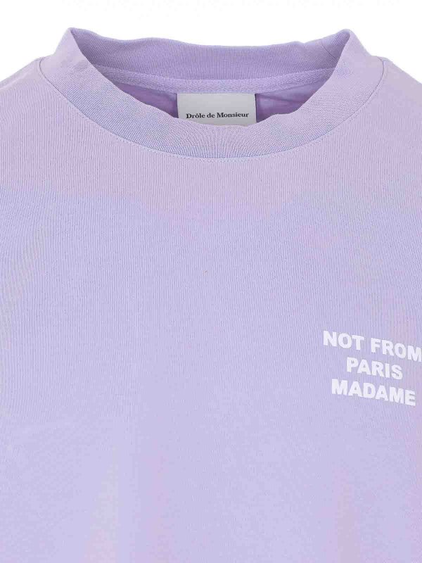 T-Shirt - Violet shop online: DRÔLE DE MONSIEUR