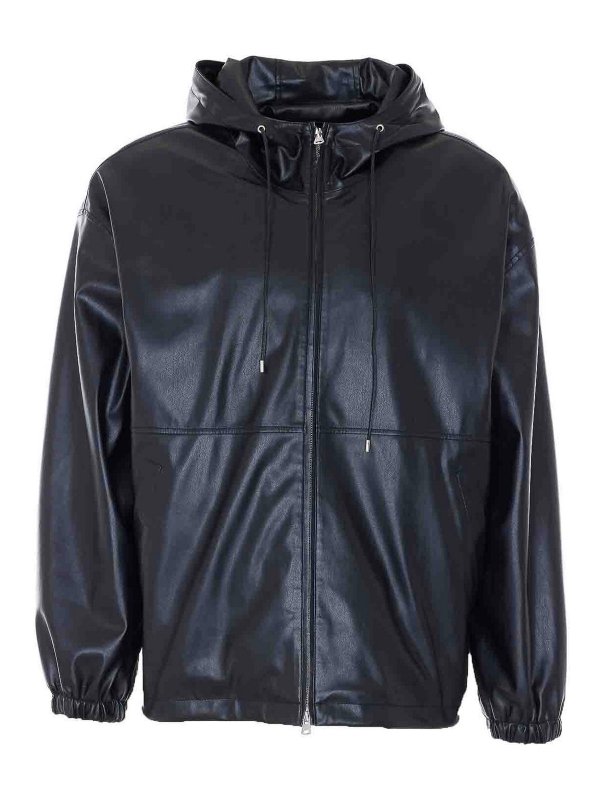 DUNST: レザージャケット - レザージャケット - 黒