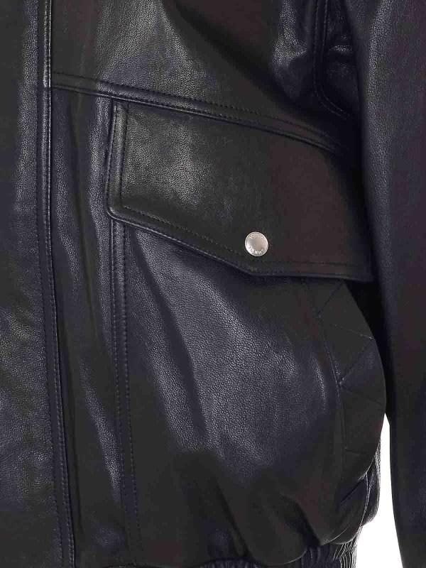 The Best Shops DUNST: giacche in pelle - Giacca vegana nera