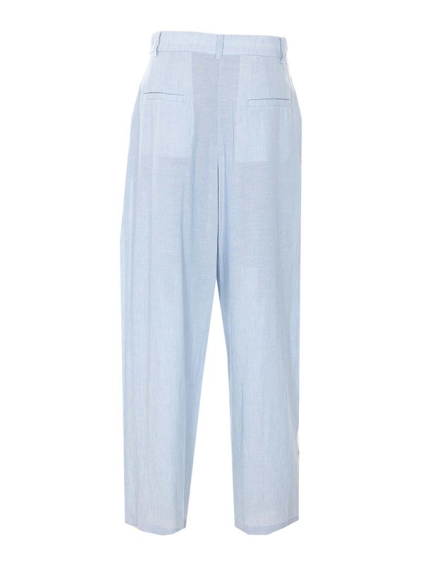 ELEH: casual trousers online - Light Blue Pants