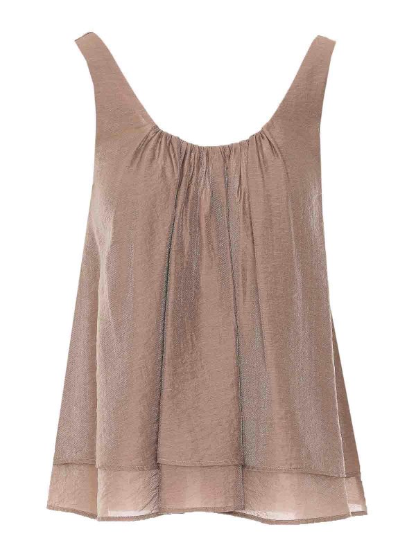 ELEH: トップス＆タンクトップ - トップ/タンクトップ - ブラウン