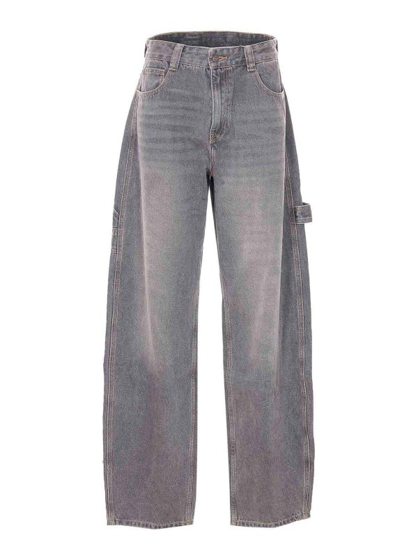 ELEH: Jeans à jambe droite - Jean Droit - Noir