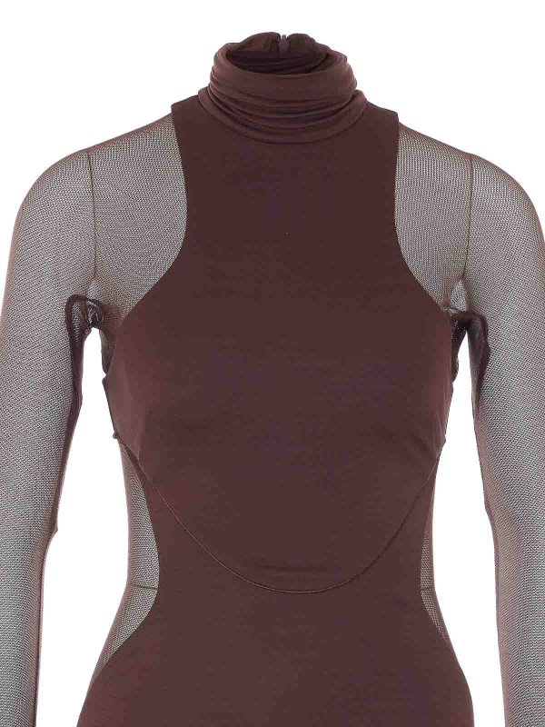 Vestito  da tappeto rosso marrone Replica 
online: ELISABETTA FRANCHI