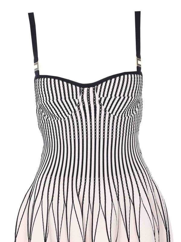 ショートドレス - 白 shop online: ELISABETTA FRANCHI