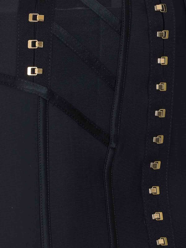 The Best Shops ELISABETTA FRANCHI: ニーレングススカート＆ミディ丈 - 膝丈/ミディスカート - 黒