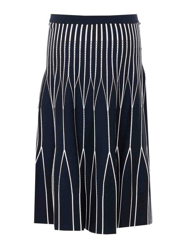 ELISABETTA FRANCHI: Knee length skirts & Midi online - Blue Skirt