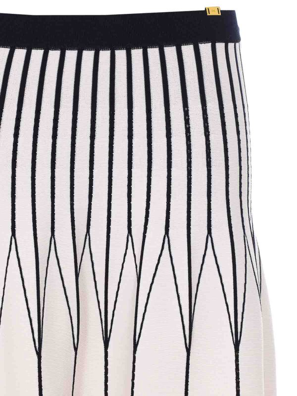 Jupe Midi - Blanc Replica 
online: ELISABETTA FRANCHI